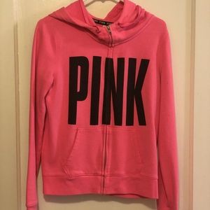Victoria's Secret Pink Zip up Sweater